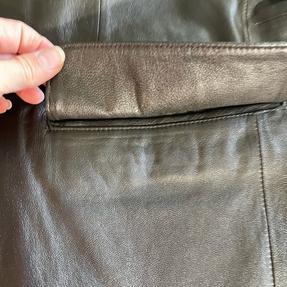 Black Genuine Lamb Leather Jacket Roundtree & Yorke Size XL -coat men lined - Picture 4 of 16